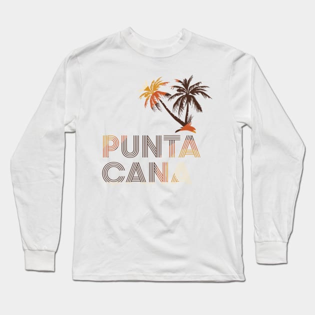 Punta Cana Dominican Republic Long Sleeve T-Shirt by icdeadpixels